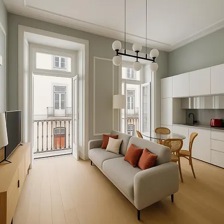 2 Bed Flat With Balcony In * Lisboa