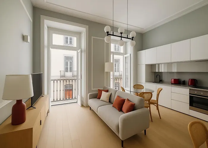 2 Bed Flat With Balcony In * Lisboa