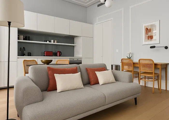 2 Bed Flat With Balcony In Apartmán Lisboa