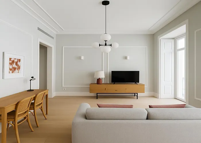 2 Bed Flat With Balcony In Apartament